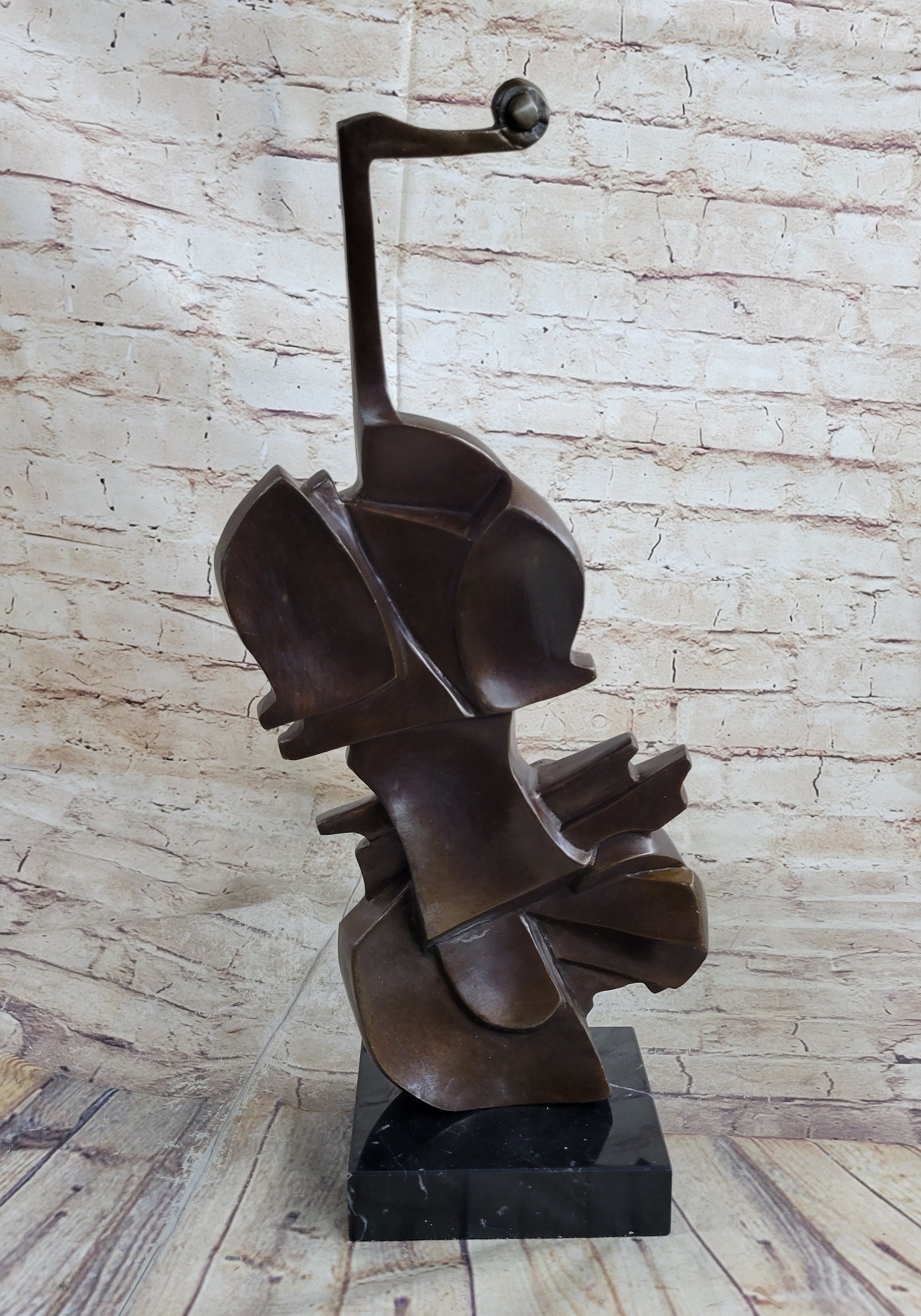 Cello Bronze Metal Sculpture Collectible Musician Dali