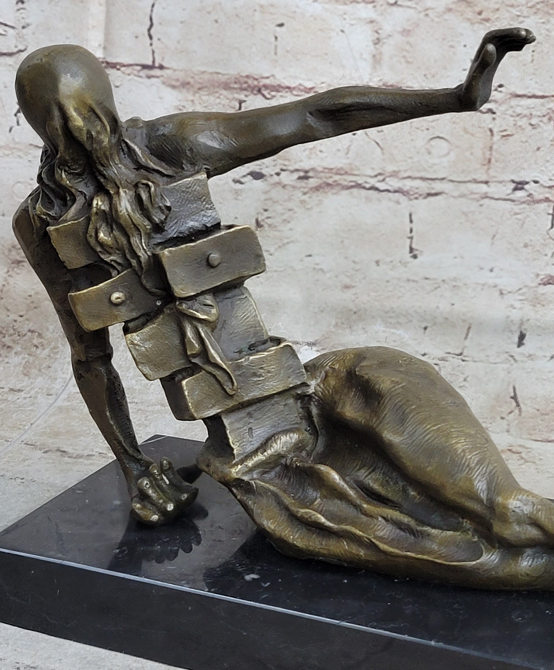 The Anthropomorphic Cabinet (1936) Bronze Statue Sculpture Salvador Dali 8" x 12