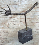 Thin Hand La Main by Alberto Giacometti Bronze 16" x 18"