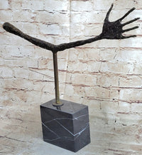 Thin Hand La Main by Alberto Giacometti Bronze 16" x 18"