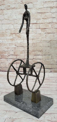 The Chariot by Alberto Giacometti Bronze Walking Man Sculpture