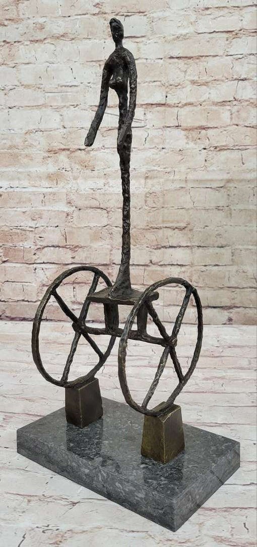 The Chariot by Alberto Giacometti Bronze Walking Man Sculpture
