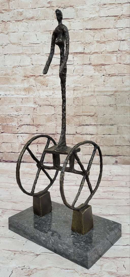 The Chariot by Alberto Giacometti Bronze Walking Man Sculpture