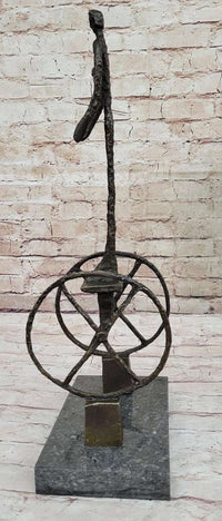 The Chariot by Alberto Giacometti Bronze Walking Man Sculpture