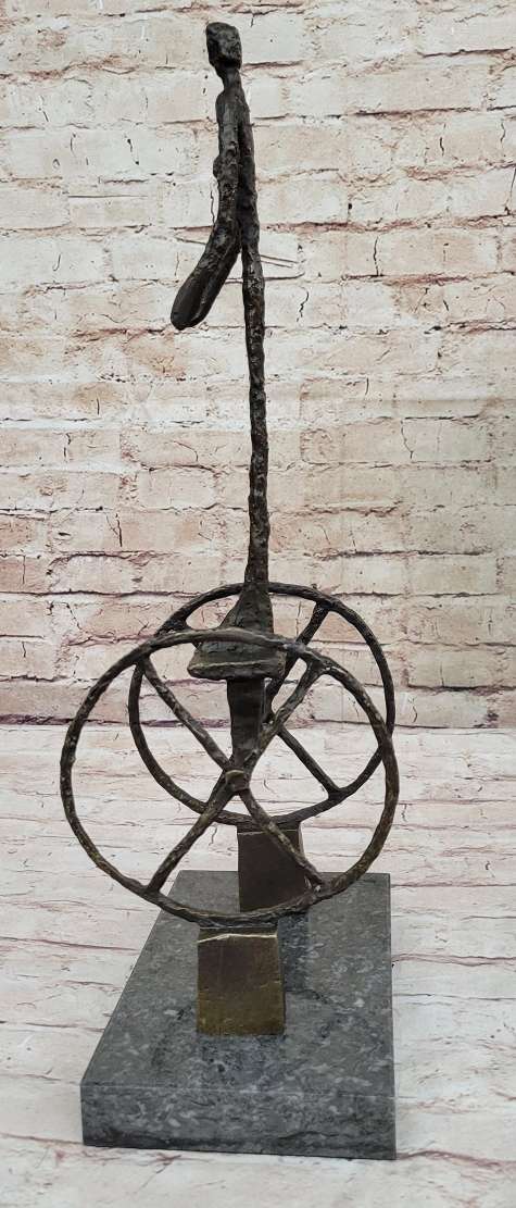 The Chariot by Alberto Giacometti Bronze Walking Man Sculpture