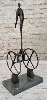 The Chariot by Alberto Giacometti Bronze Walking Man Sculpture