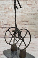 The Chariot by Alberto Giacometti Bronze Walking Man Sculpture