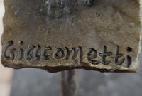 The Chariot by Alberto Giacometti Bronze Walking Man Sculpture