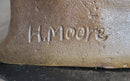Henry Moore Mother and Child Bronze Sculpture Marble Base