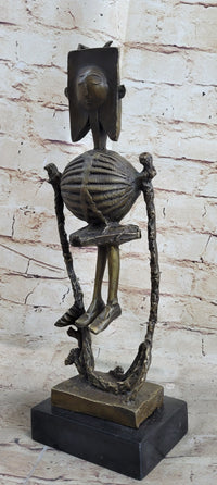Steampunk Robot Skeleton Bronze 16" x 6" Sculpture