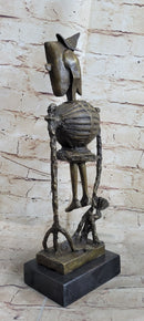 Steampunk Robot Skeleton Bronze 16" x 6" Sculpture