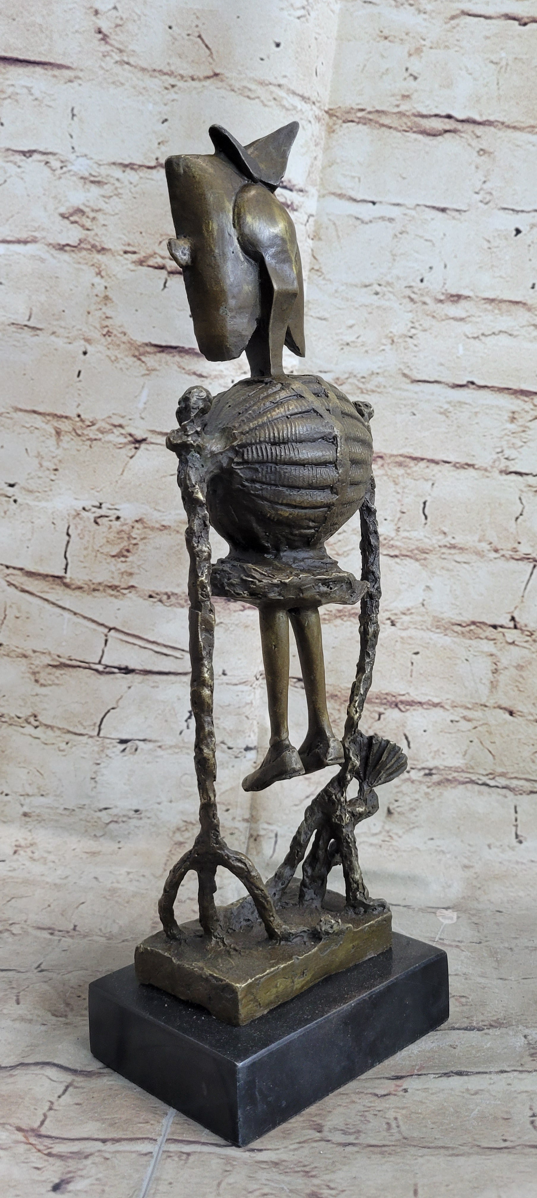 Steampunk Robot Skeleton Bronze 16" x 6" Sculpture