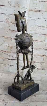 Steampunk Robot Skeleton Bronze 16" x 6" Sculpture