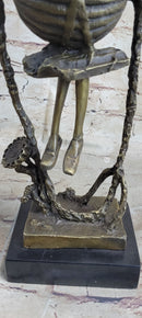 Steampunk Robot Skeleton Bronze 16" x 6" Sculpture