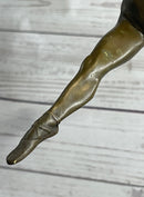 Miguel Lopez Gymnast Ballerina Trapeze Artist Bronze Sculpture