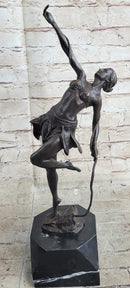 Female Dancer Art Deco Bronze Chiparus Tribute Sculpture
