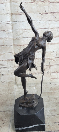 Female Dancer Art Deco Bronze Chiparus Tribute Sculpture