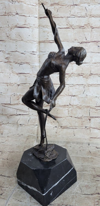 Female Dancer Art Deco Bronze Chiparus Tribute Sculpture