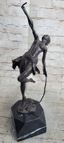 Female Dancer Art Deco Bronze Chiparus Tribute Sculpture