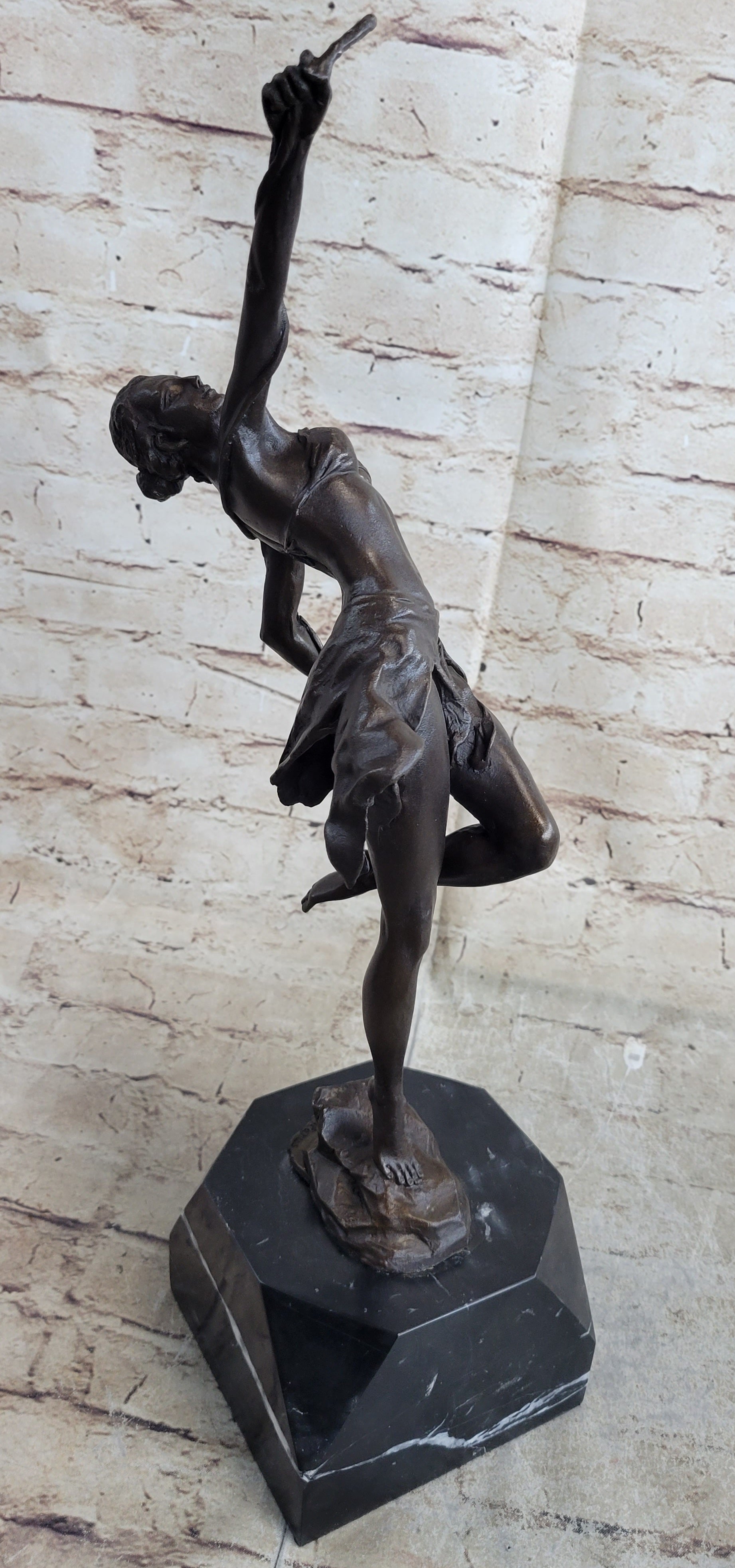 Female Dancer Art Deco Bronze Chiparus Tribute Sculpture