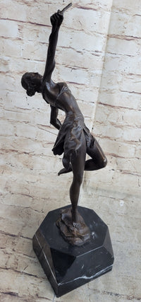 Female Dancer Art Deco Bronze Chiparus Tribute Sculpture