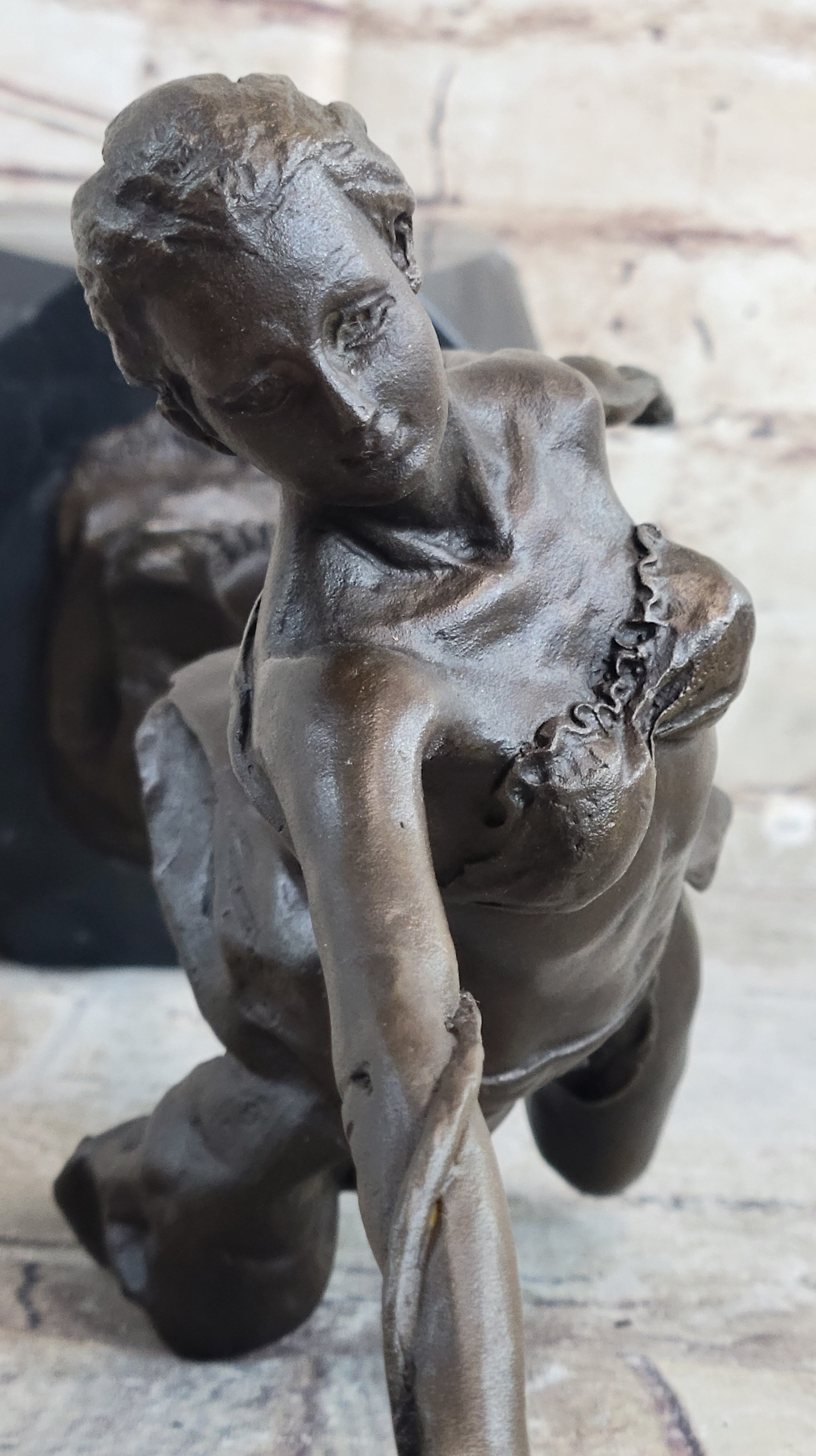 Female Dancer Art Deco Bronze Chiparus Tribute Sculpture