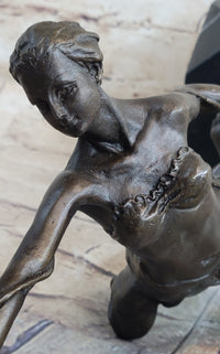 Female Dancer Art Deco Bronze Chiparus Tribute Sculpture
