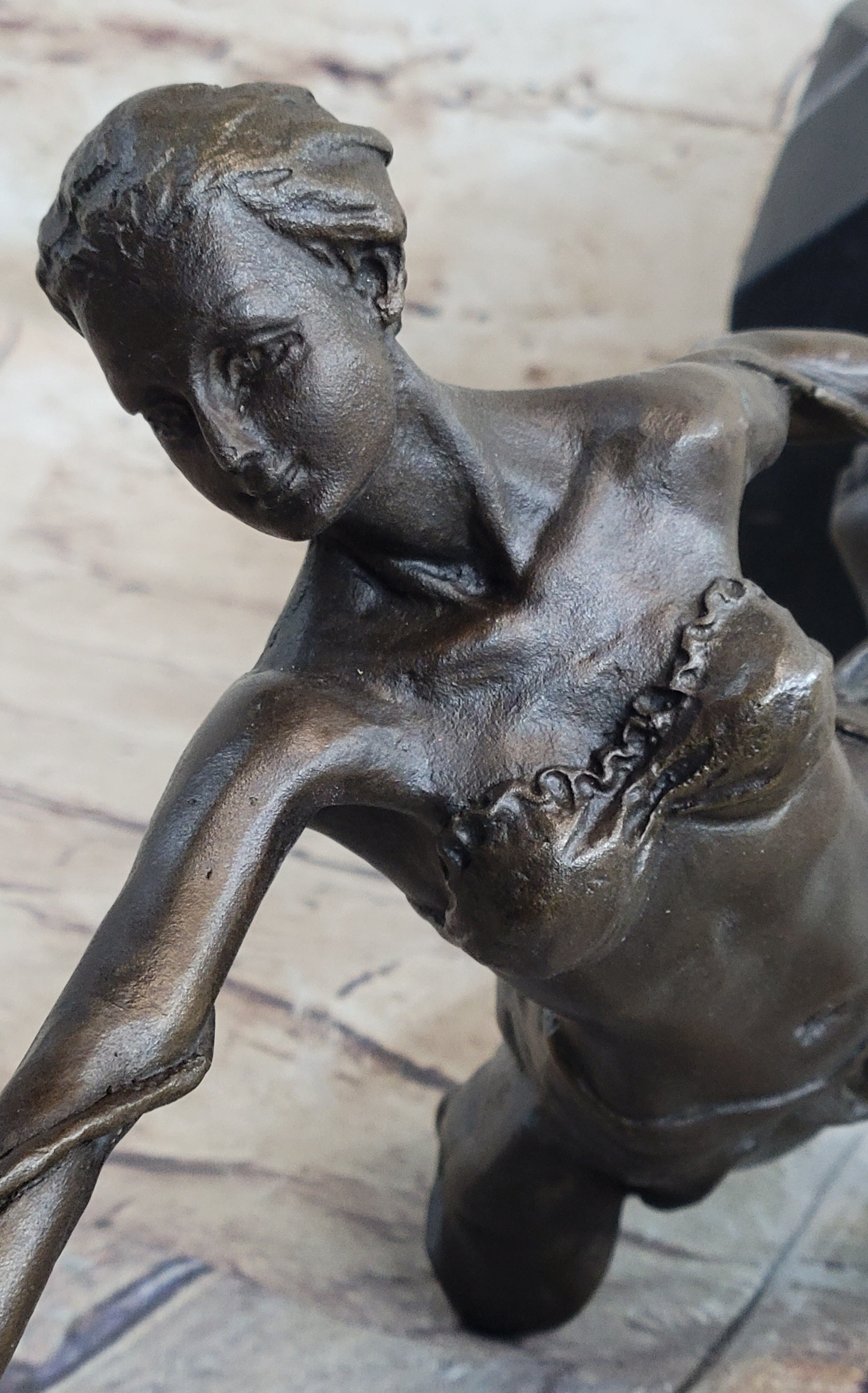 Female Dancer Art Deco Bronze Chiparus Tribute Sculpture