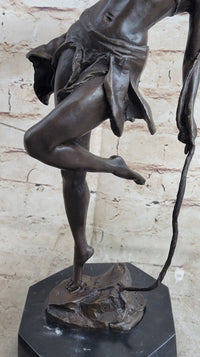 Female Dancer Art Deco Bronze Chiparus Tribute Sculpture
