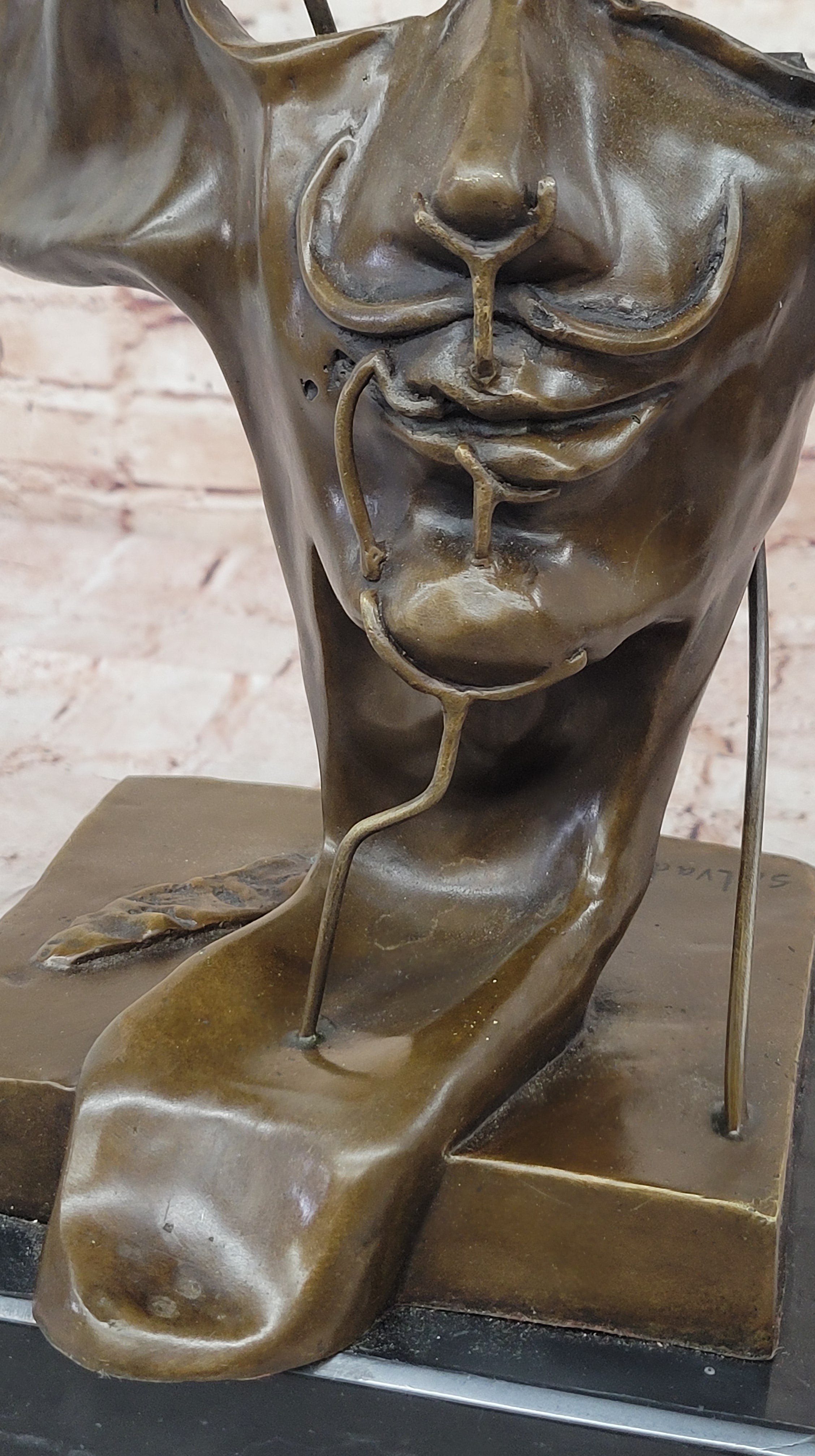 Self Portrait with Fried Bacon (1941) by Salvador Dali Bronze