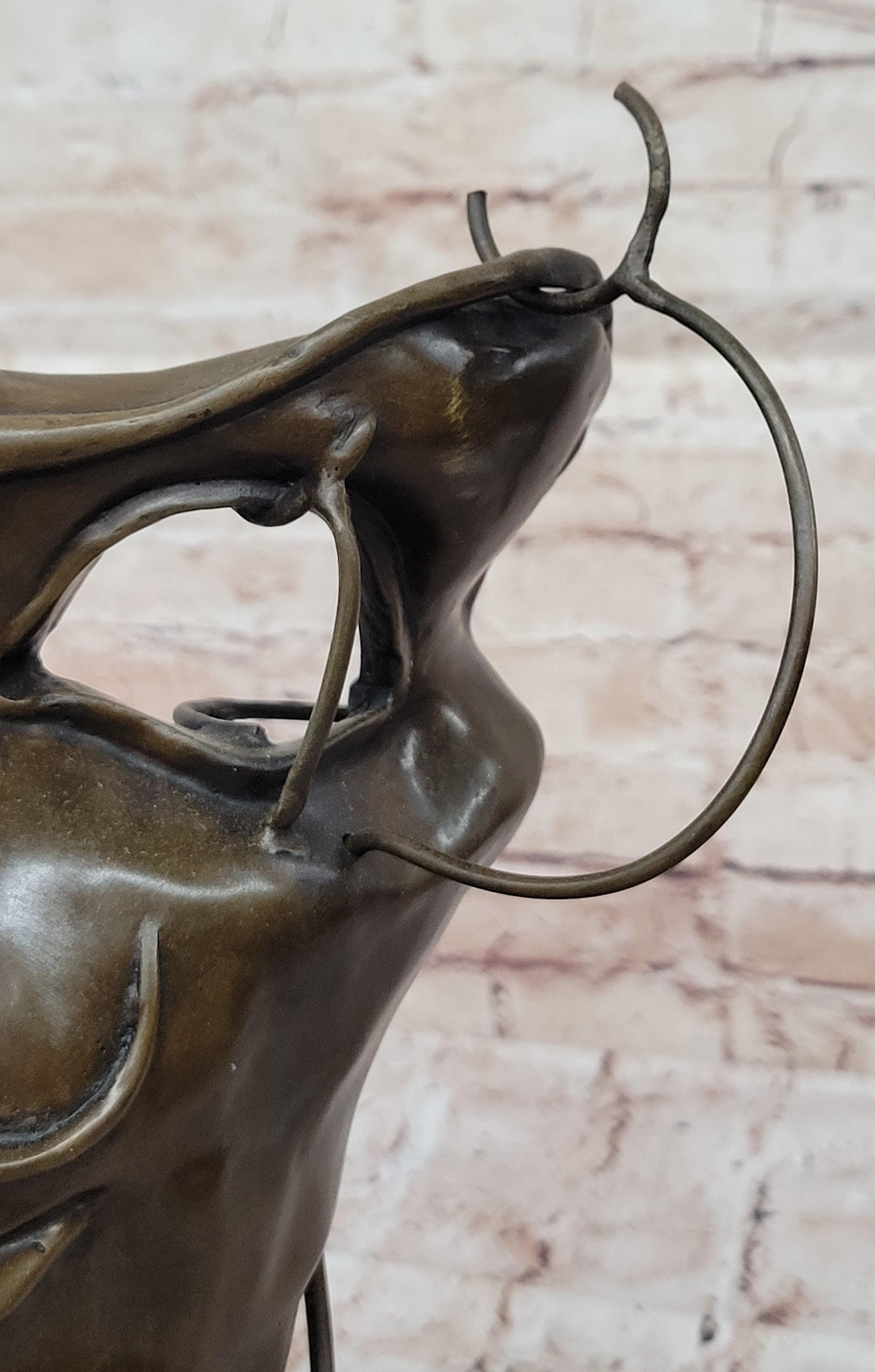 Self Portrait with Fried Bacon (1941) by Salvador Dali Bronze