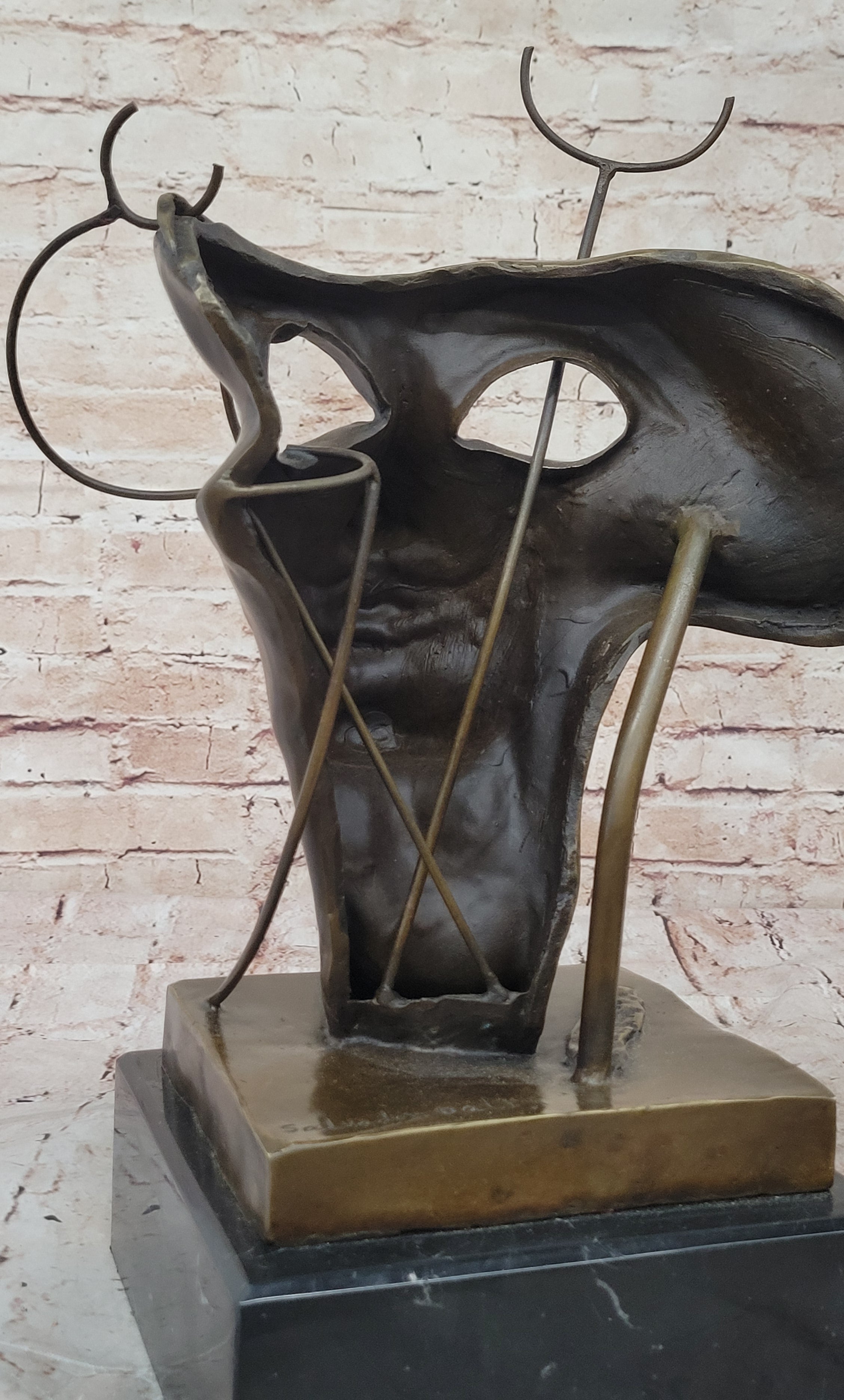 Self Portrait with Fried Bacon (1941) by Salvador Dali Bronze