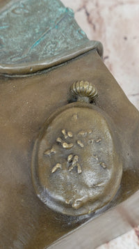 Persistence of Memory Melting Clock Bronze Art after Salvador Dali