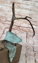 Persistence of Memory Melting Clock Bronze Art after Salvador Dali