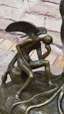 Surreal Melting Clock Bronze – Salvador Dalí Sculpture