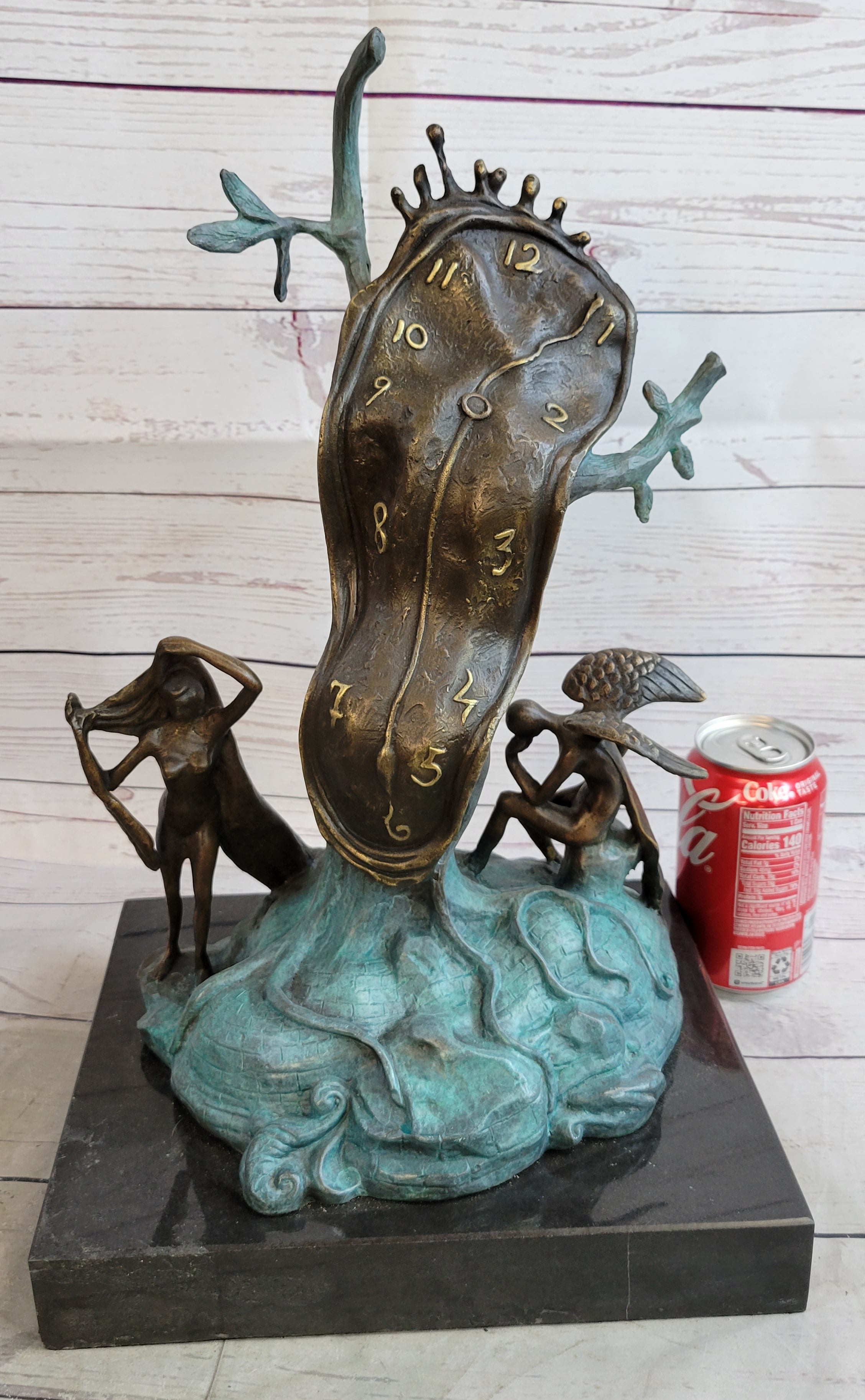 Salvador Dali Nobility of Time Melting Clock 17" x 10"