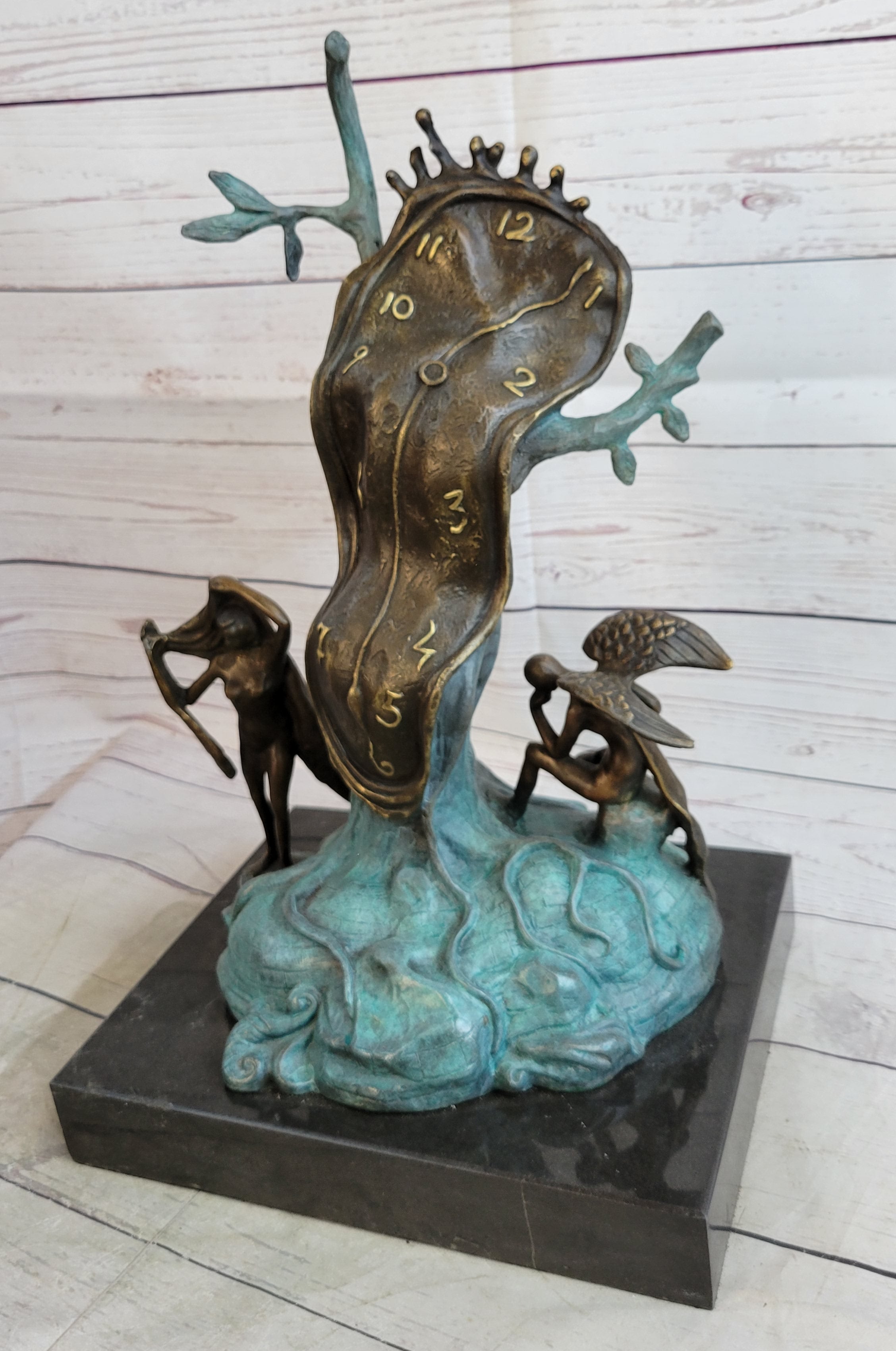 Salvador Dali Nobility of Time Melting Clock 17" x 10"