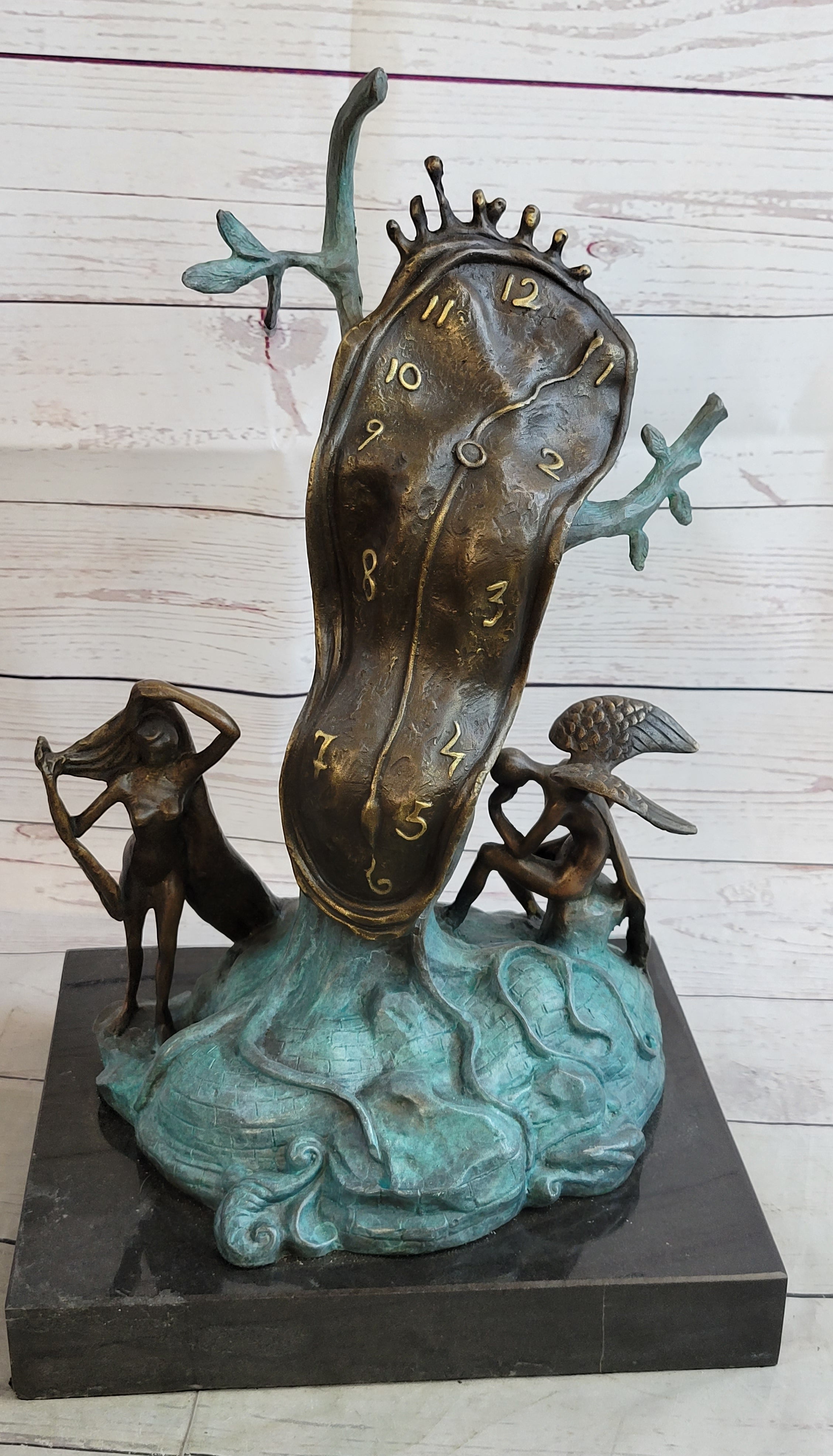 Salvador Dali Nobility of Time Melting Clock 17" x 10"