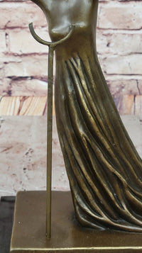 Salvador Dali Alice in Wonderland Bronze Sculpture 19" x 8"