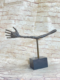 La Main by Alberto Giacometti - Bronze Sculpture on Marble