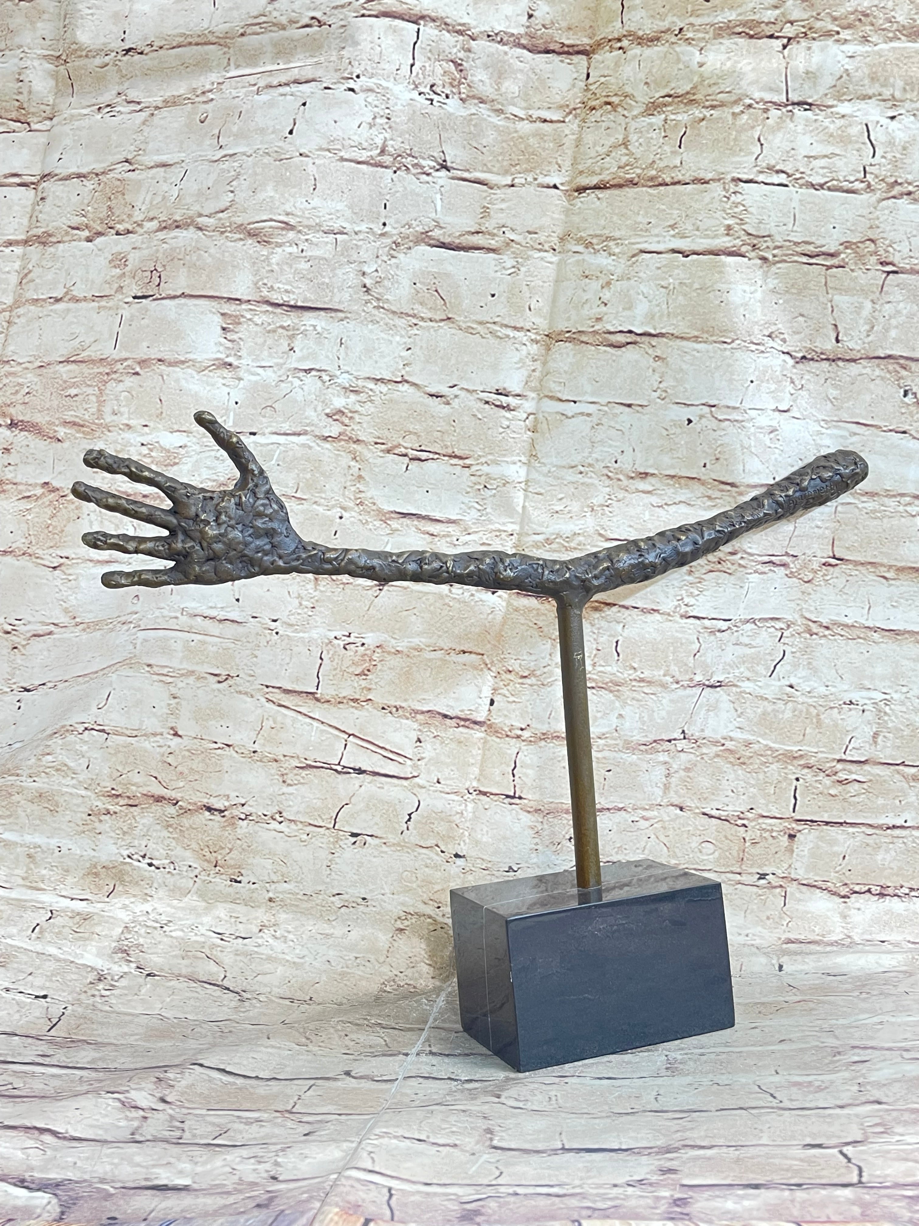 La Main by Alberto Giacometti - Bronze Sculpture on Marble