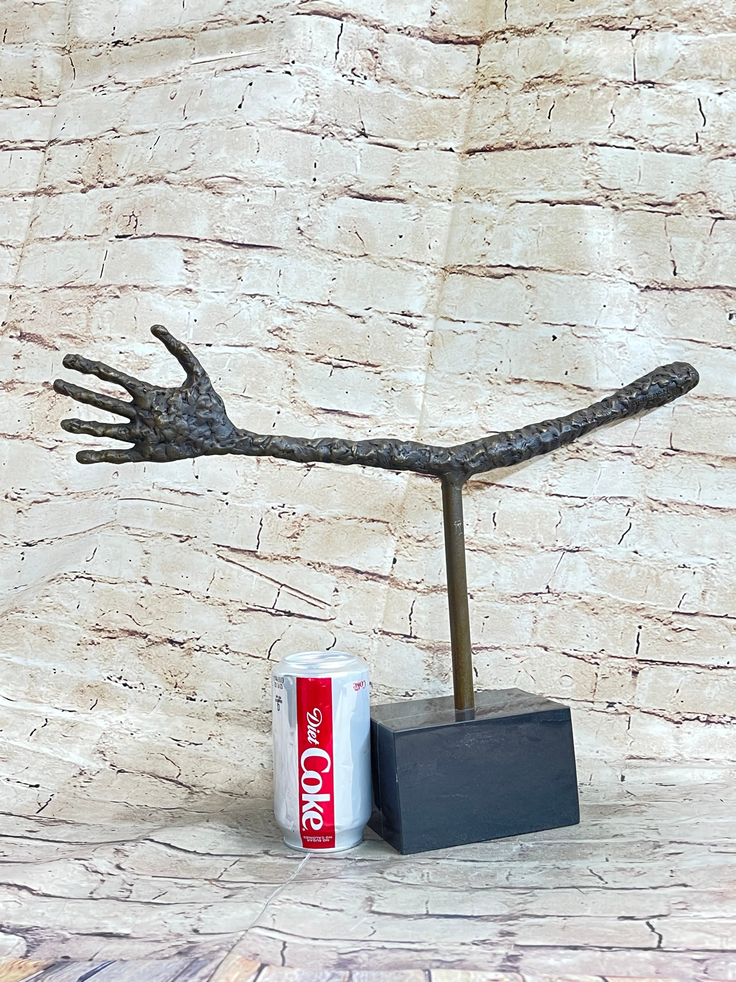 La Main by Alberto Giacometti - Bronze Sculpture on Marble