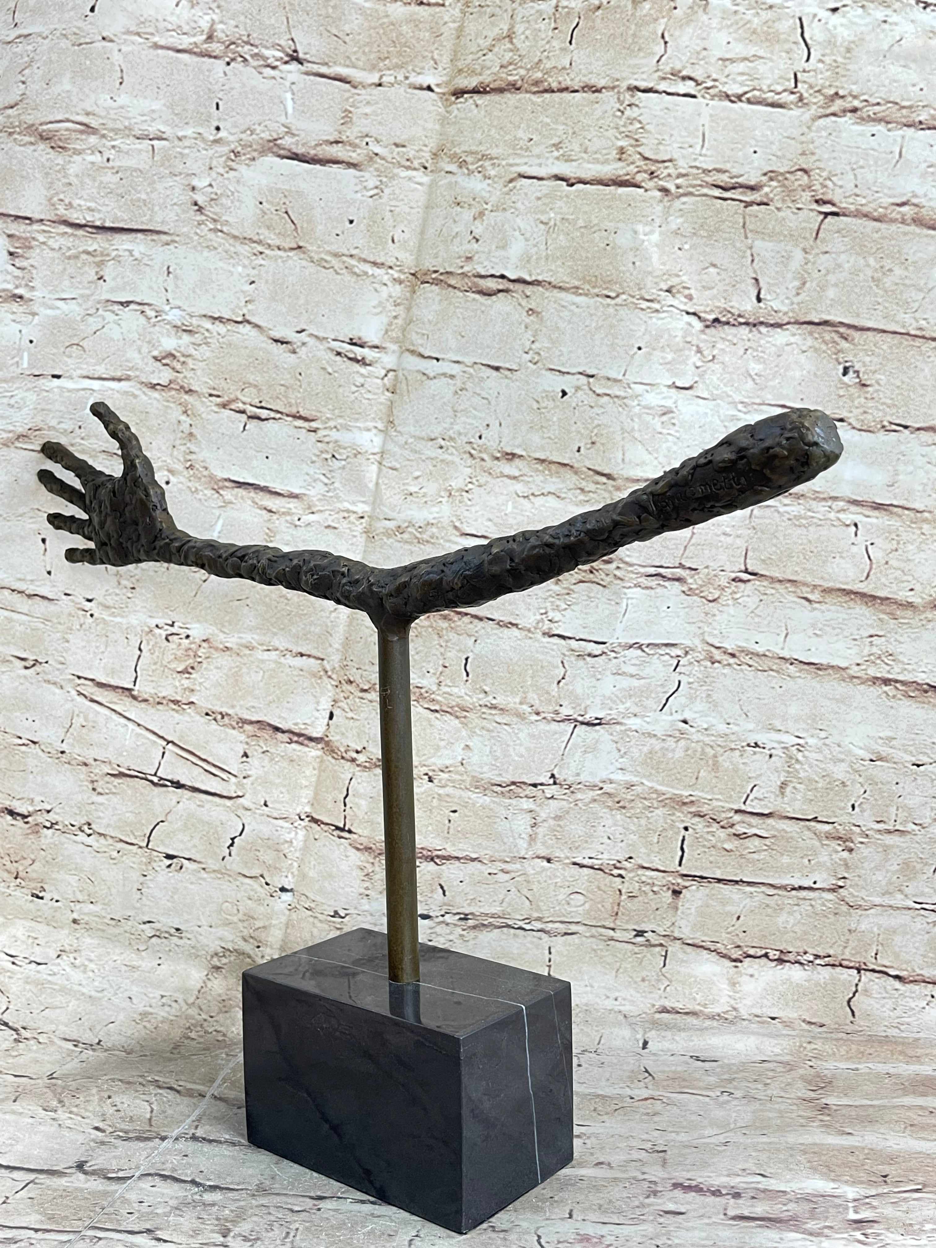 La Main by Alberto Giacometti - Bronze Sculpture on Marble