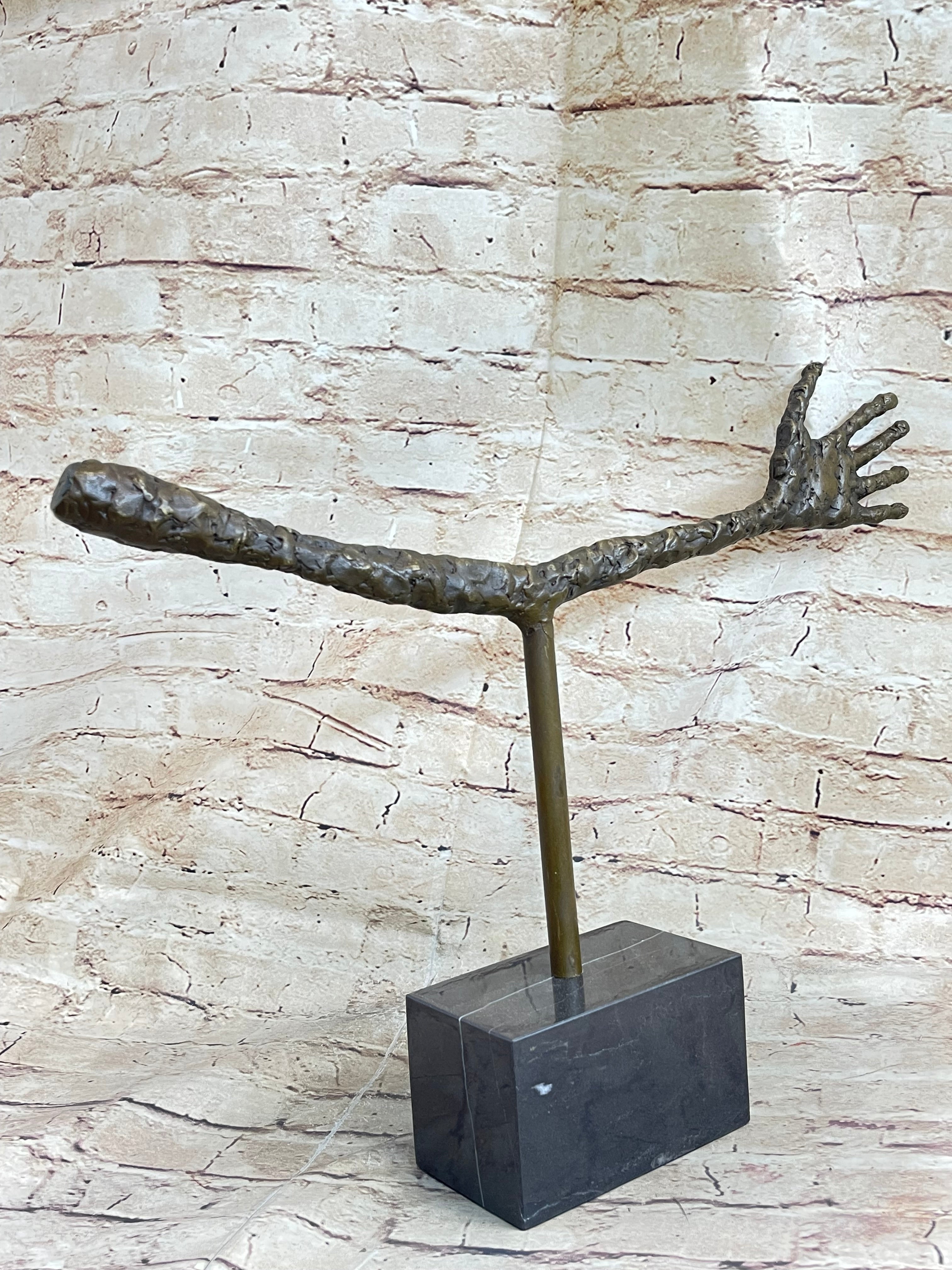 La Main by Alberto Giacometti - Bronze Sculpture on Marble