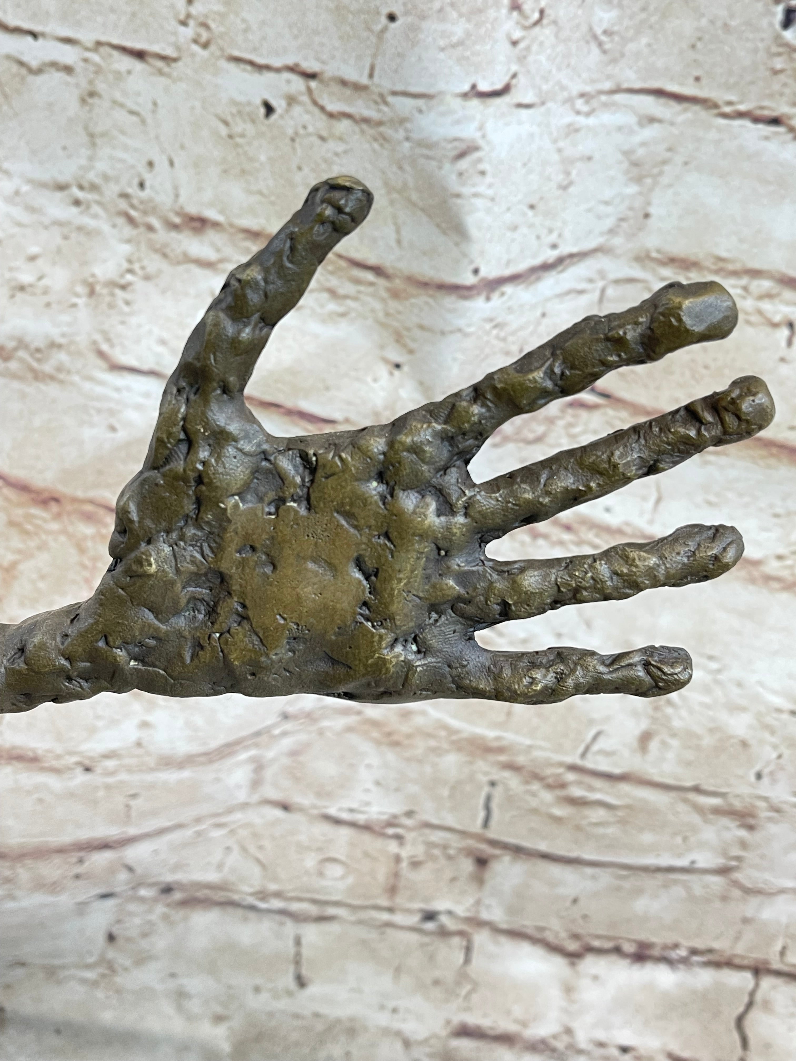 La Main by Alberto Giacometti - Bronze Sculpture on Marble