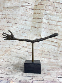 La Main by Alberto Giacometti - Bronze Sculpture on Marble