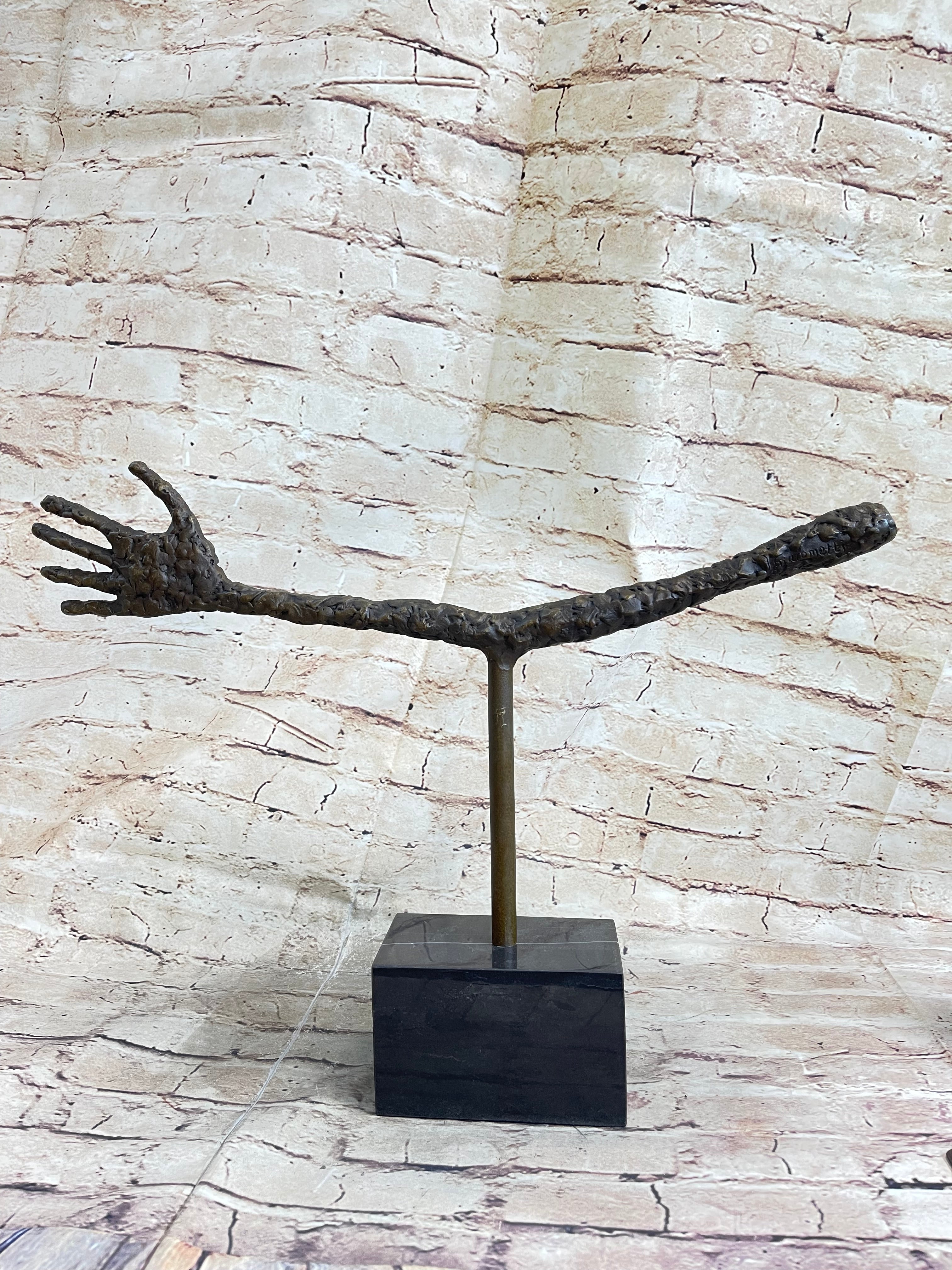 La Main by Alberto Giacometti - Bronze Sculpture on Marble