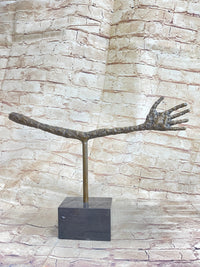 La Main by Alberto Giacometti - Bronze Sculpture on Marble