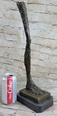 Leg by Alberto Giacometti - Bronze Sculpture on Marble Base