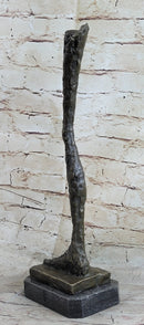 Leg by Alberto Giacometti - Bronze Sculpture on Marble Base